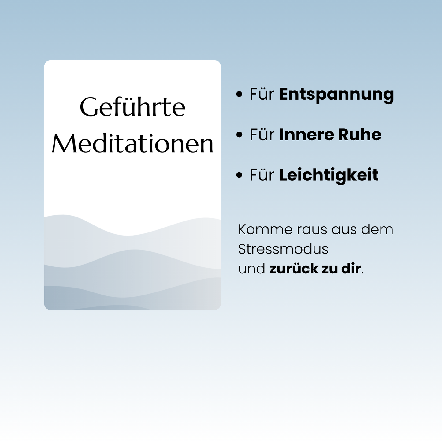 Vertiefung-Kollektion